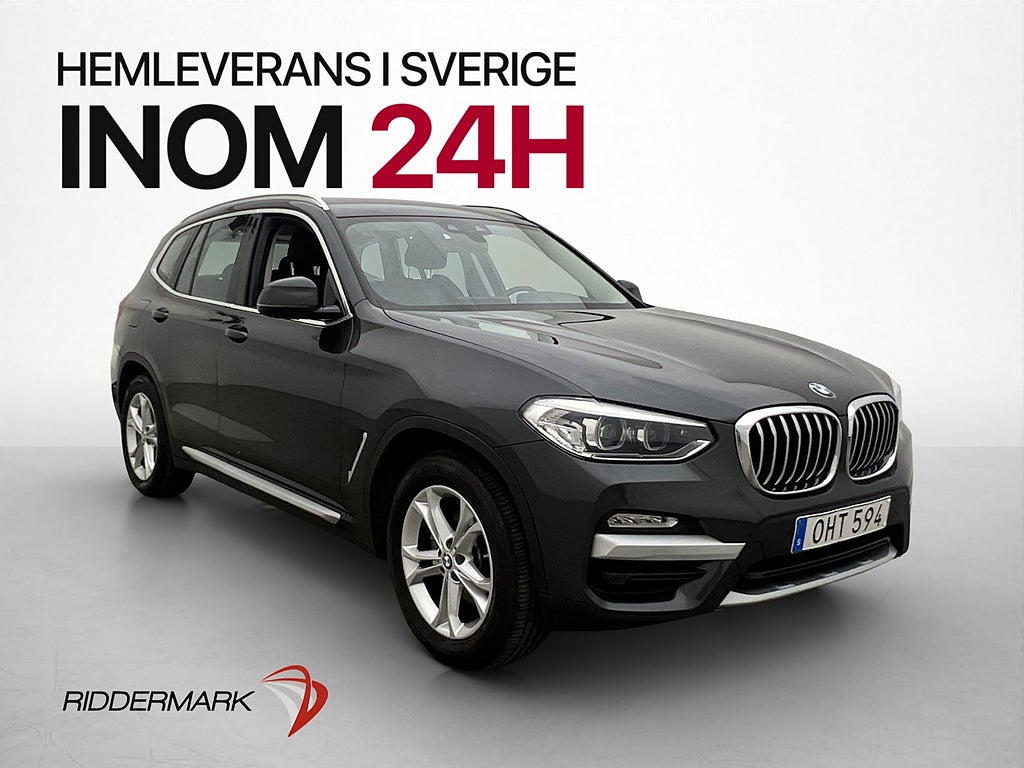 BMW X3 xDrive20d 190hk X  Line Navi Halvskinn Hifi PDC Drag