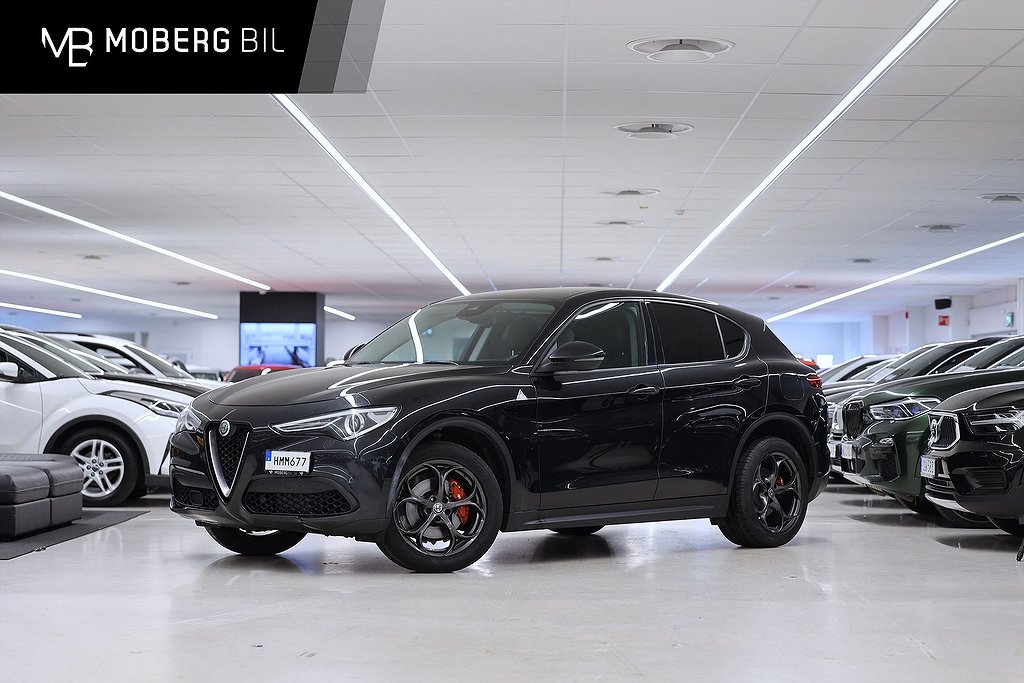 Alfa Romeo Stelvio 2.0 Turbo Q4 280hk B-kamera Sv-såld