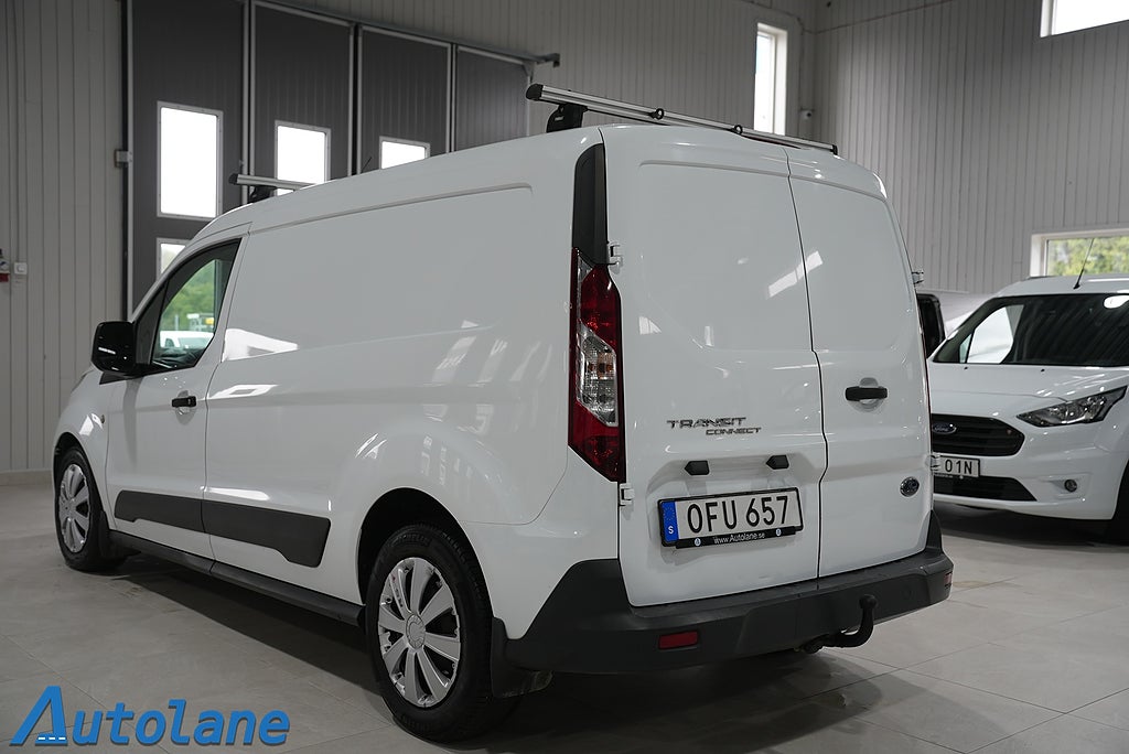Ford transit Connect 230 LWB 1.5 TDCi Inredning,Drag,3-sits,120hk