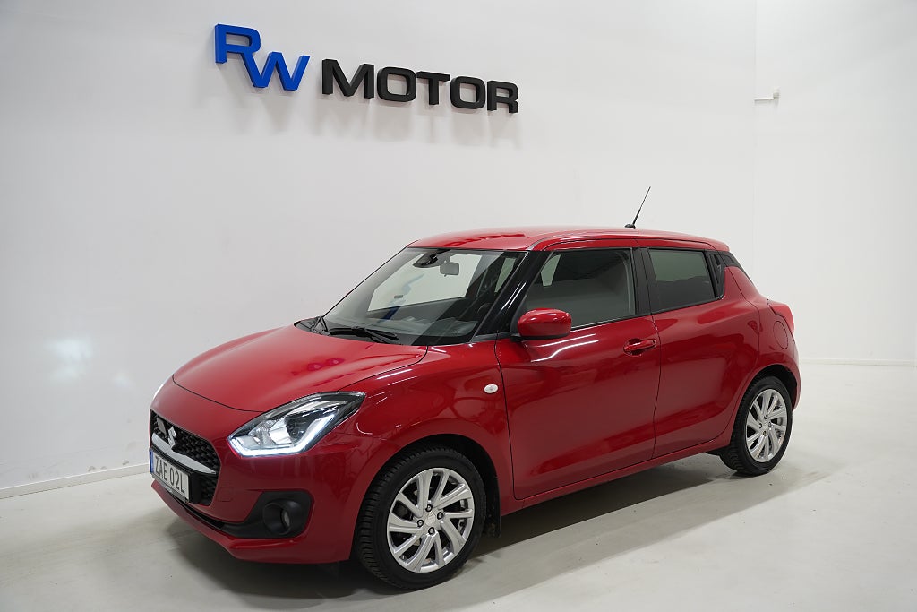 Suzuki Swift Hybrid CVT 83hk Backkamera Farthållare Carplay & Auto 
