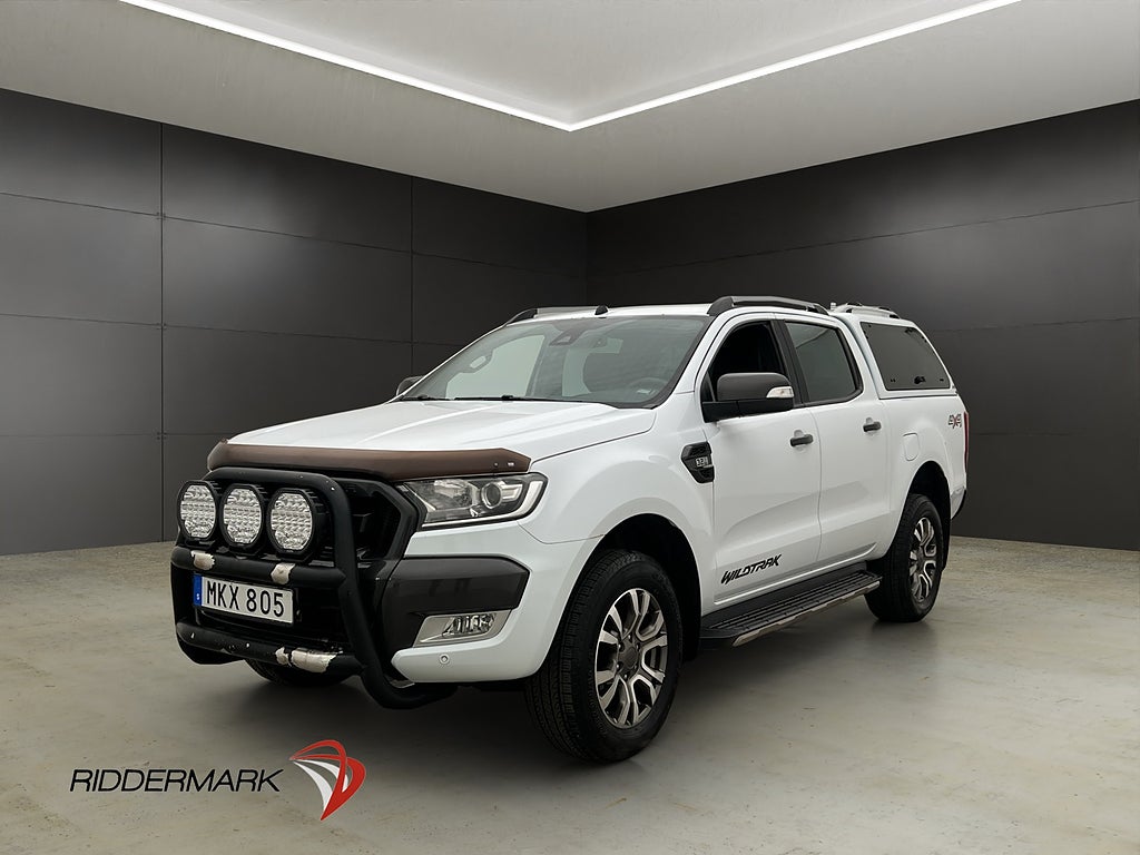 Ford ranger Wildtrak 3.2 4x4 200hk Värm Drag Diff B-Kam Kåpa