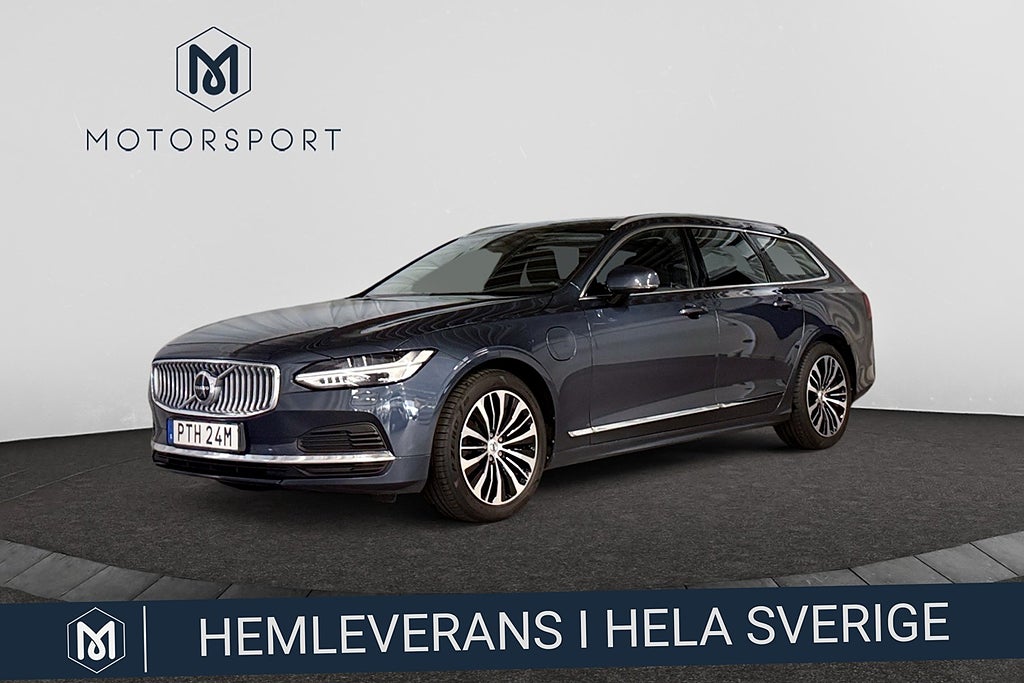 Volvo V90 Recharge T6 AWD Drag Adaptiv fart Motorvärmare (tidur)