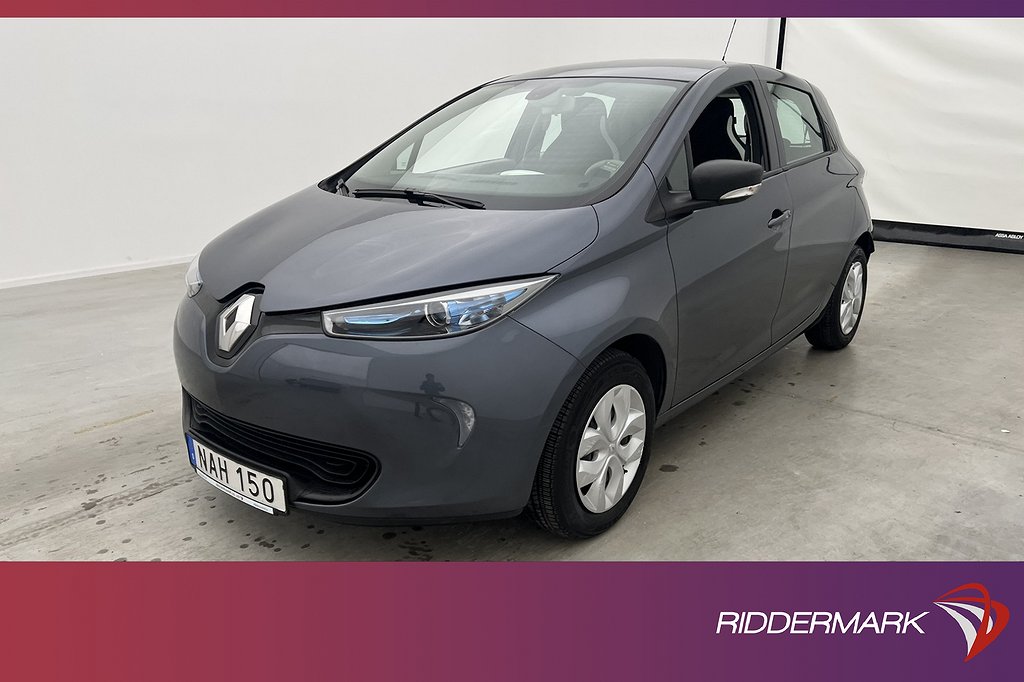 Renault Zoe R90 41 kWh Batterihyra Navi Sensorer Farthållare