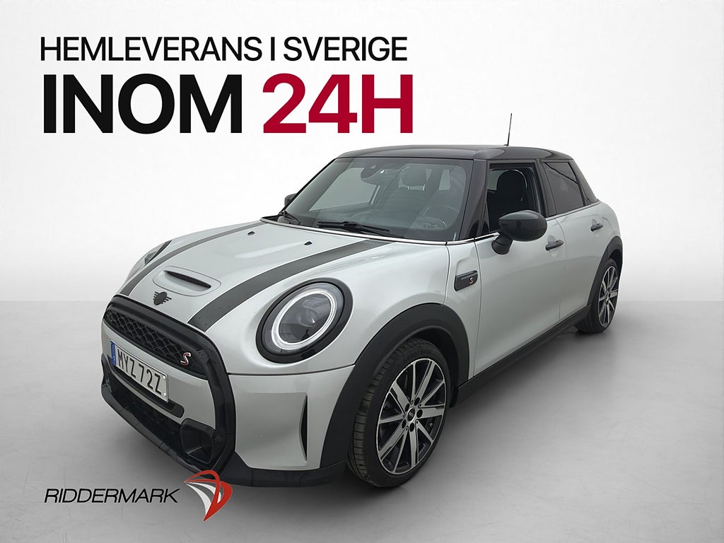 MINI Cooper S 178hk Backkamera Skinn Farthållare MOMS