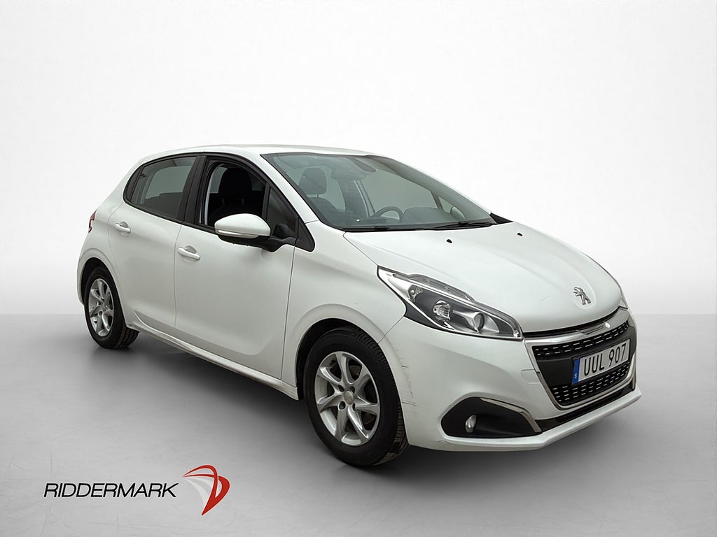 Peugeot 208 1.2 PureTech 82hk CarPlay Sensorer Kamrem-Bytt