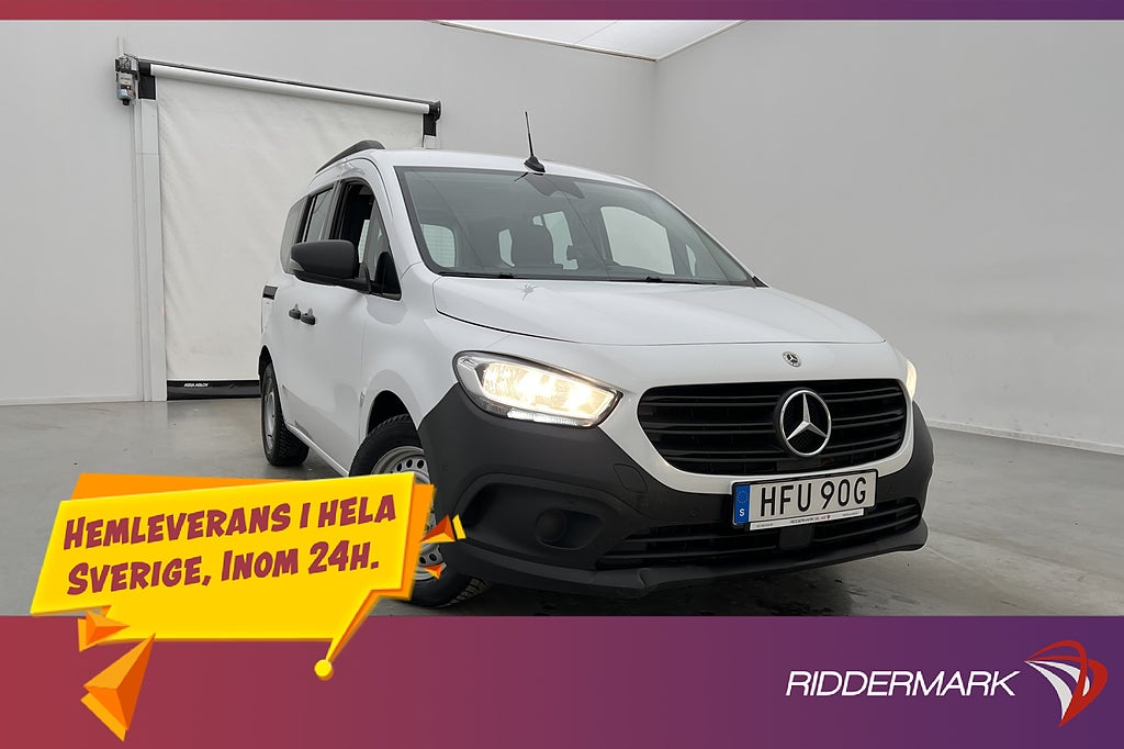 Mercedes-Benz Citan 110 Värm Drag Kamera 2xDörr CARPLAY Moms