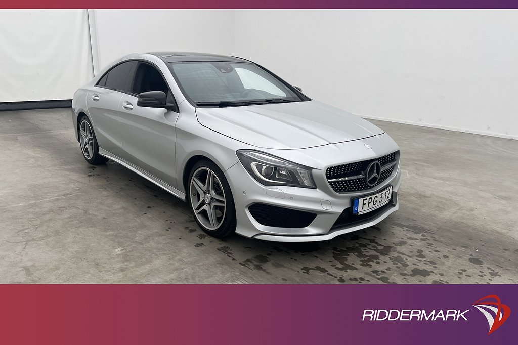 Mercedes-Benz CLA 250 211hk AMG Pano Skinn Kamera Sensorer