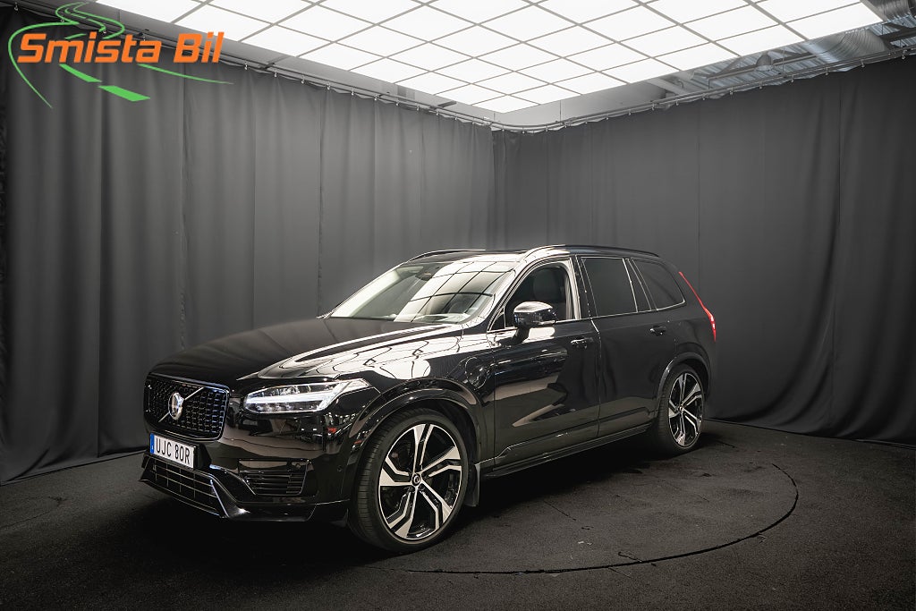 Volvo XC90 Recharge T8 AWD ULTIMATE DARK 7-sits B&W LUFT DRAG MOMS