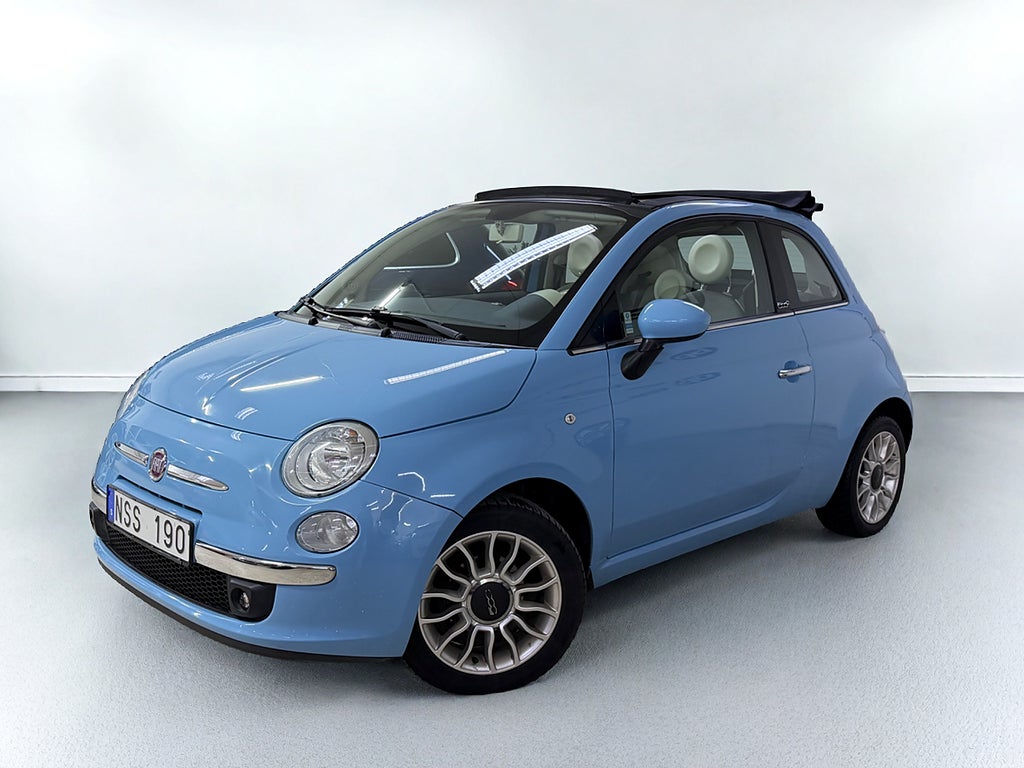 Fiat 500C 1.2 8V Lounge Cabriolet / Nyservad 