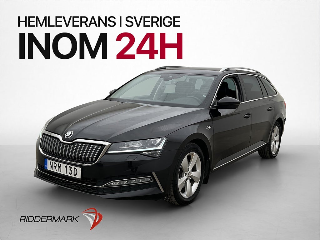 Skoda Superb IV Plug-in 218hk L&K Cockpit Kamera Värm Drag