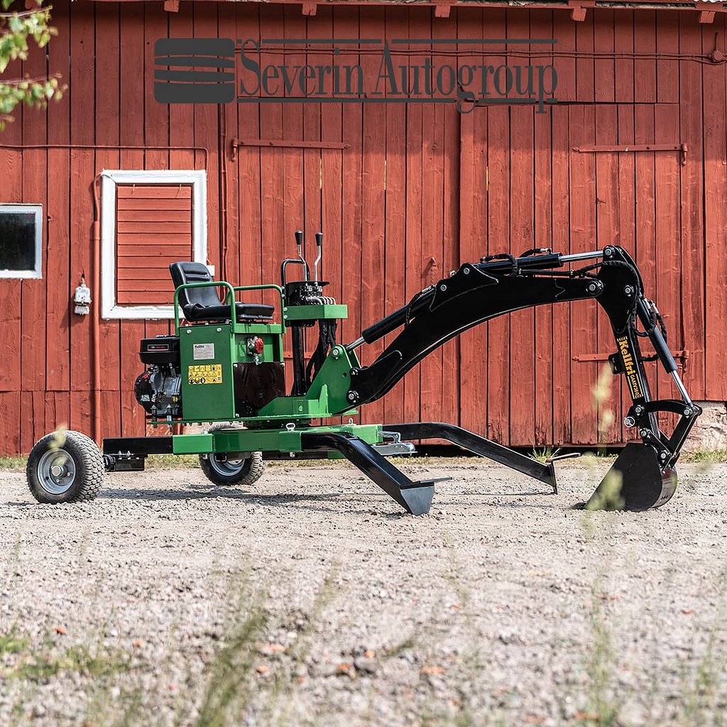 Välj märke Kellfri Minigrävare 360 med 15hk bensinmotor