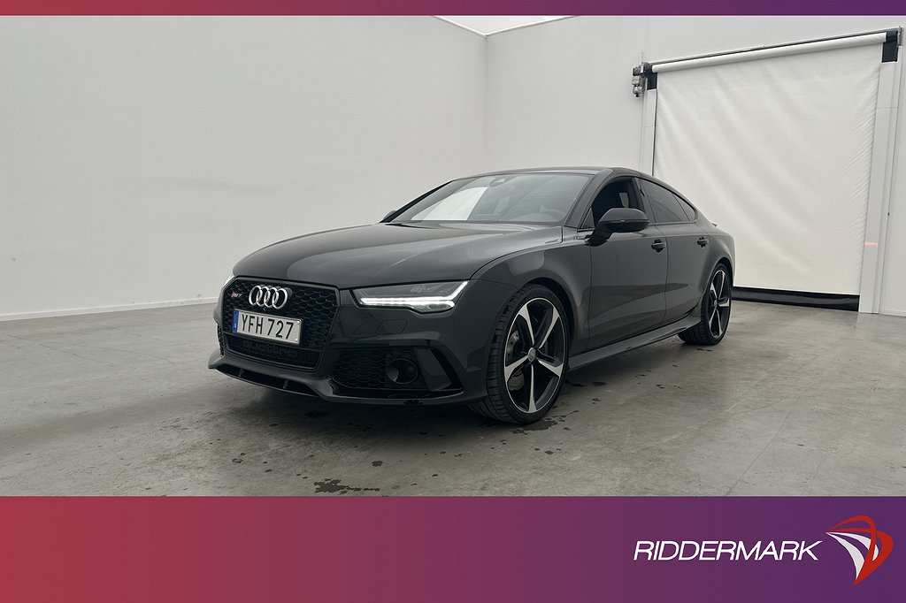 Audi RS7 Performance Q 605hk Pano BOSE Kolfiber 4,95% RÄNTA