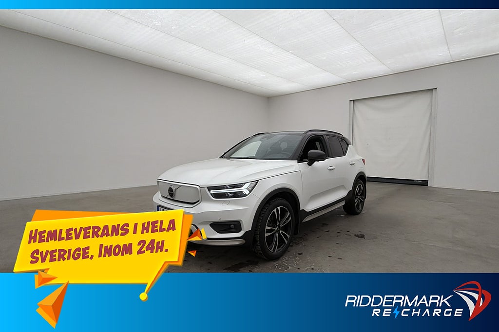 Volvo XC40 P8 AWD 408hk Värmare Pano H/K 360° Elstolar Drag