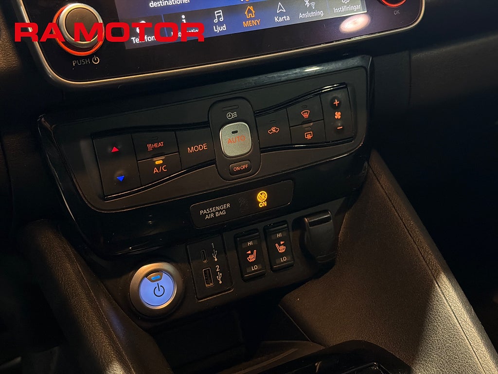 Nissan Leaf Tekna | 40kWh | 360° | Bose | Värmepump | Navi | Moms 2023