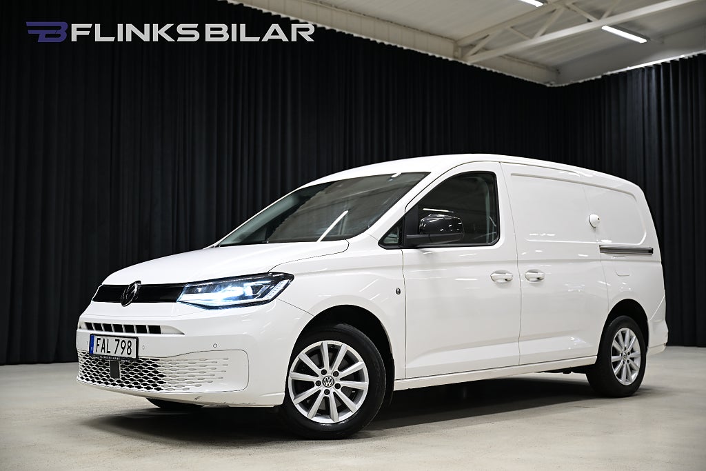 Volkswagen Caddy Maxi DSG 122HK Nedlackad|LED|Inredd|Dubbeldörr|Leasbar|SeUtr