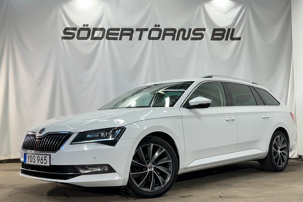 Skoda Superb 2.0 TDI 4x4 L&K LÄDER VÄRMARE DRAG CANTON MOMSBIL