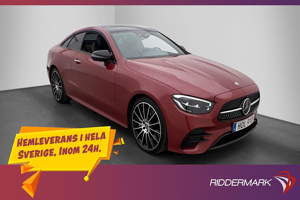 Mercedes-Benz E 300 Coupé AMG Plus Wide Burmester 360° Pano