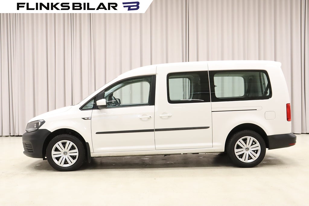 Volkswagen Caddy Maxi Life DSG 102HK 5-Sits Drag 1Ägare Moms