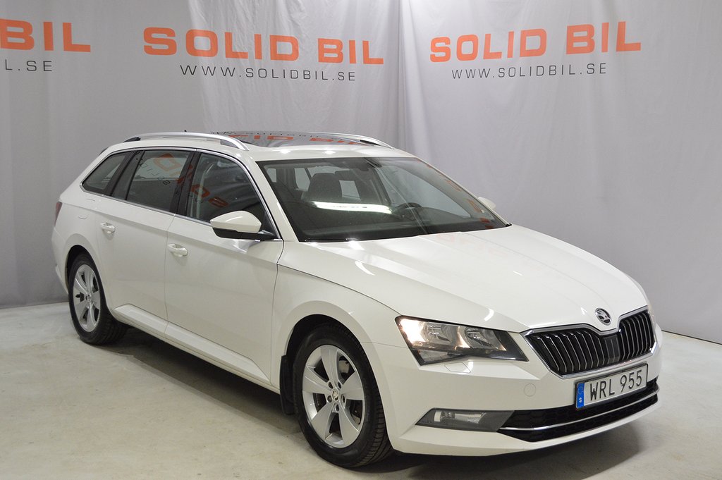 Skoda Superb Kombi 2.0 TDI Aut/Panorama/D-värmare/Drag