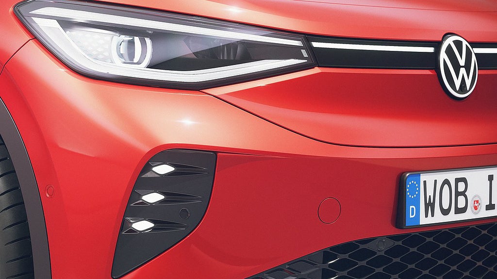 Fronten på Volkswagen ID.4 GTX