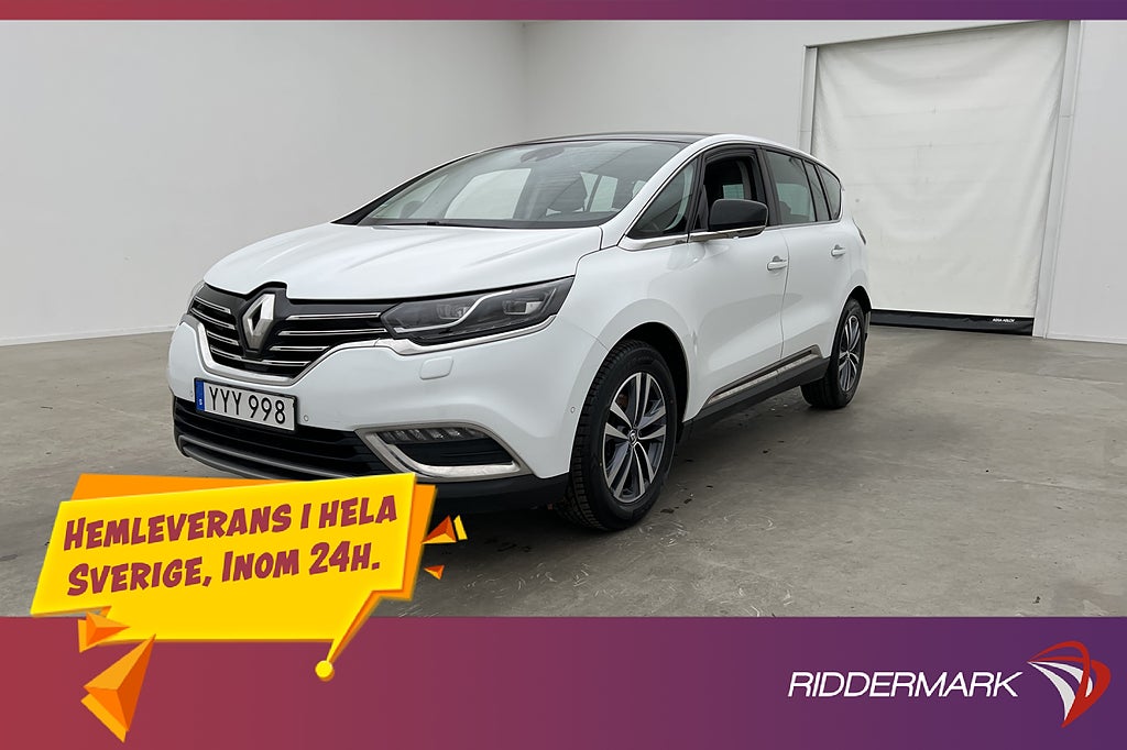 Renault Espace 1.6 160hk 7-Sits Pano HUD Kamera Navi Drag