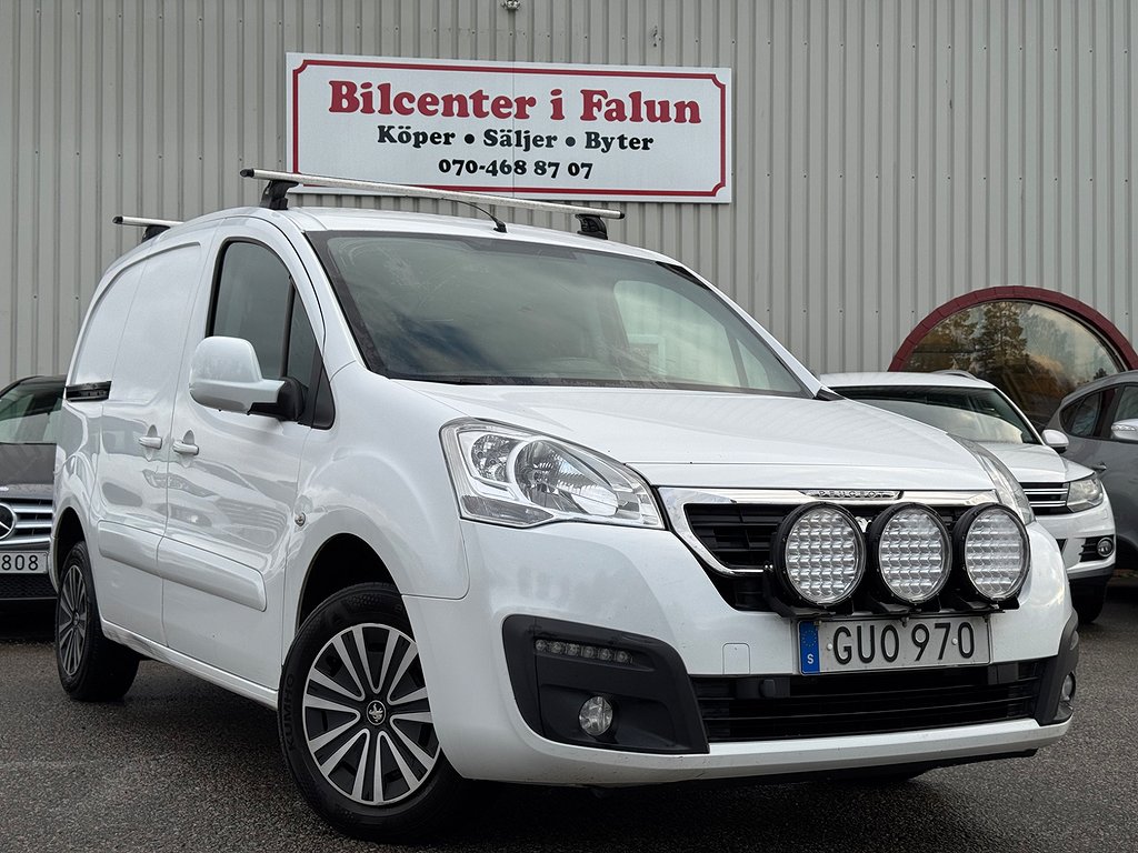 Peugeot Partner Skåpbil 1.6 BlueHDi Euro 6 Dragkrok