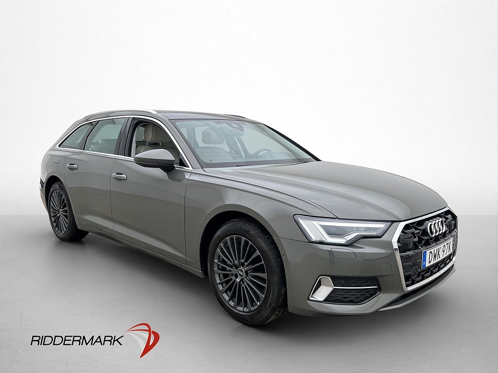 Audi A6 40 TDI Q Cockpit Pano D-Värm Kamera Skinn Drag Moms