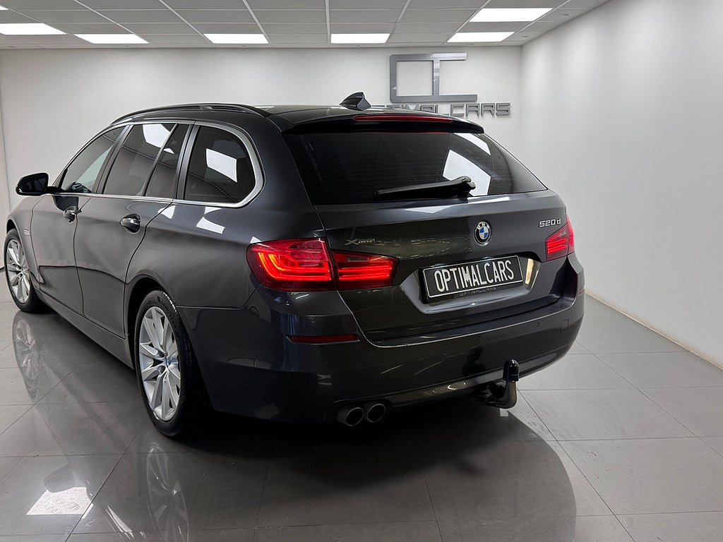 BMW 520 D xDrive Touring Läder Drag Rattvärme PDC Svensksåld bild 14