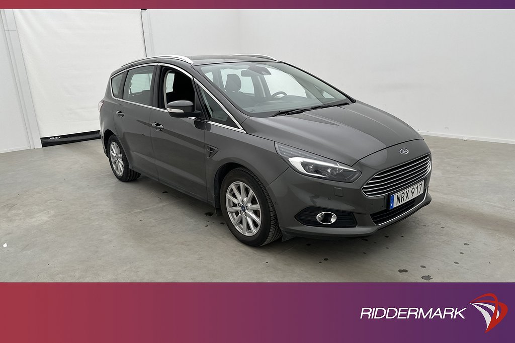 Ford S-Max TDCi AWD 180hk Business 7-sits Värm Navi CarPlay