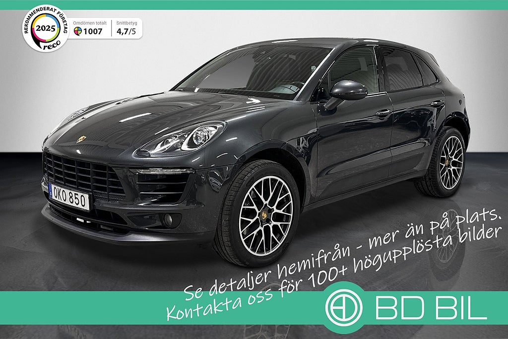 Porsche Macan PDK ALCANTARA DRAG NAV VÄLSERVAD OMHÄNDERTAGEN