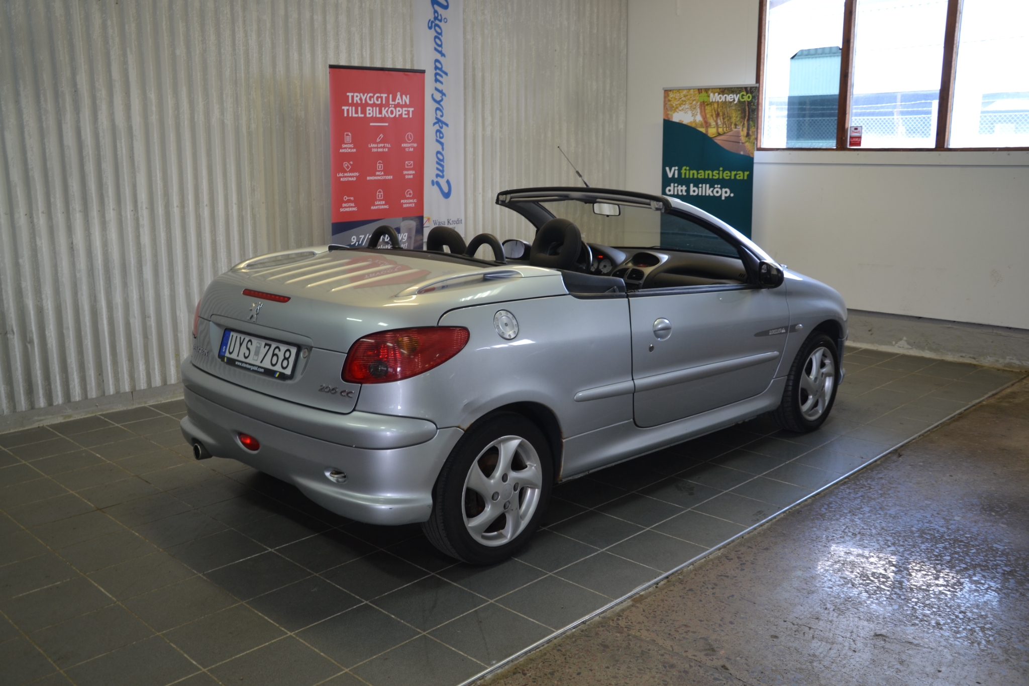 Peugeot 206 CC 1.6 109hk 2004, bild 4/37