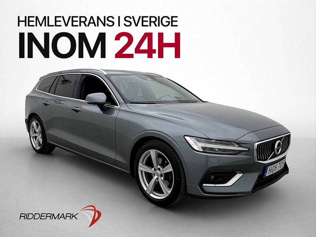 Volvo V60 D4 Inscription VOC Pano H/K 360° HuD Skinn D-Värm