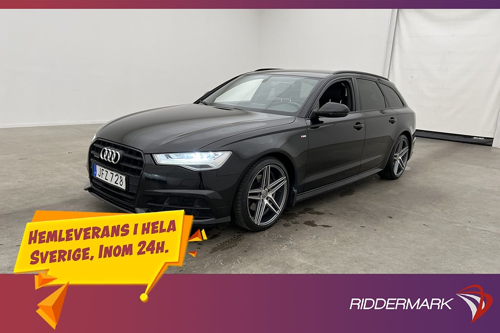 Audi A6 2.0 TDI Quattro S-Line Navi Sensorer Halvskinn Drag