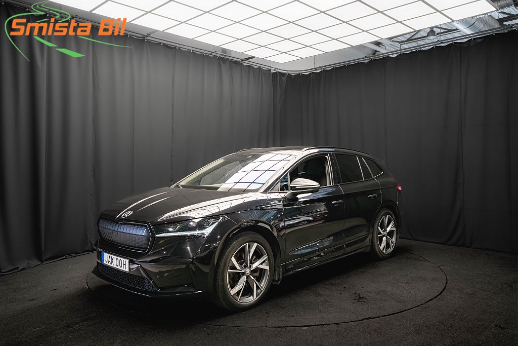 Skoda Enyaq iV 80x SPORTLINE DRAG KAMERA ELSTOL MINNE 1-ÄGARE MOMS