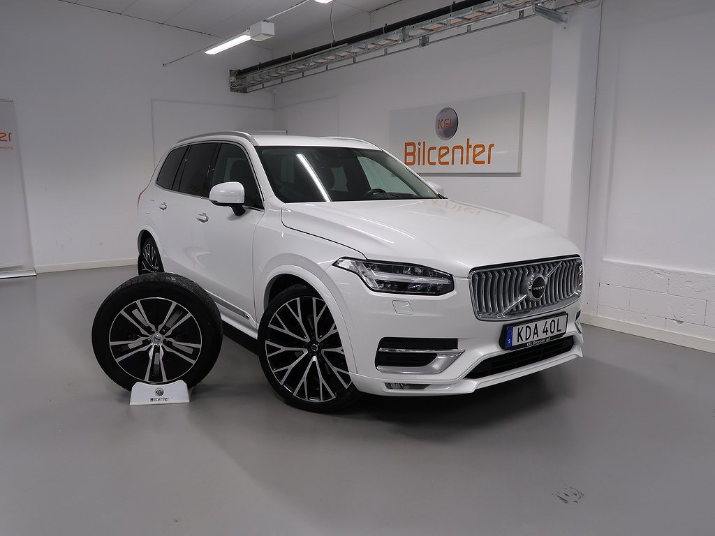 Volvo XC90 B5 AWD Inscription 7-sits V-Däck ingår 360°-Luftfjä-Ventstol-HUD