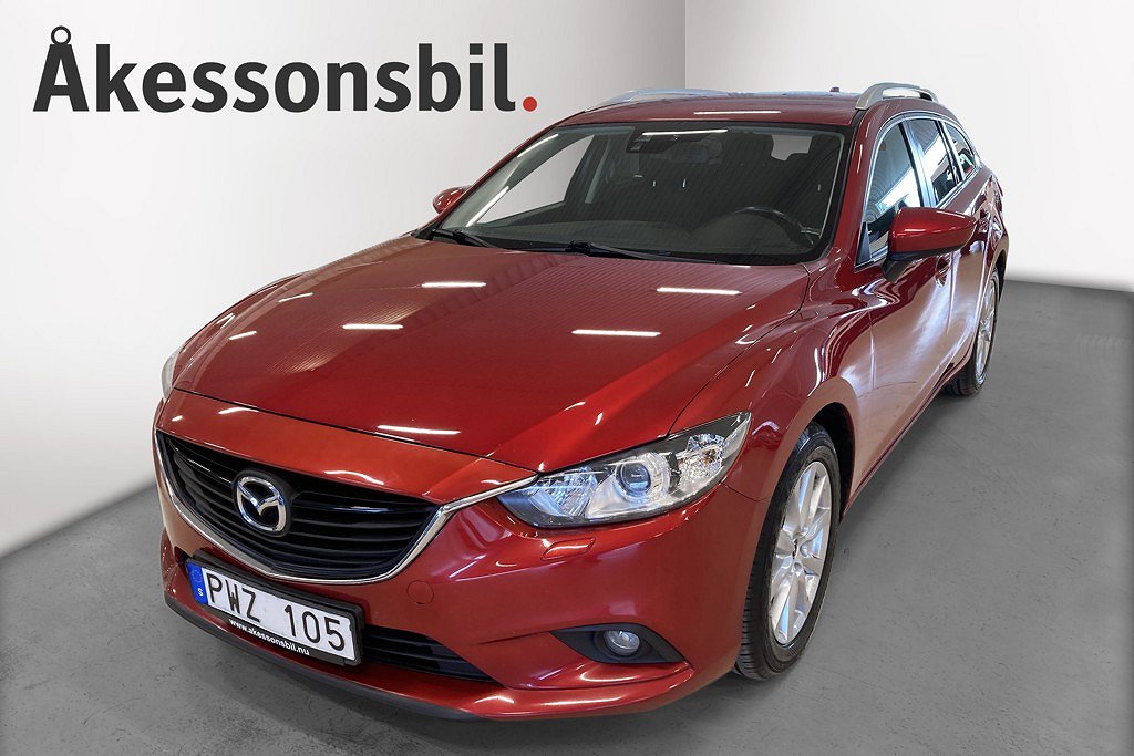 Mazda 6 Wgn M6 2.2 150 HK LÅG SKATT