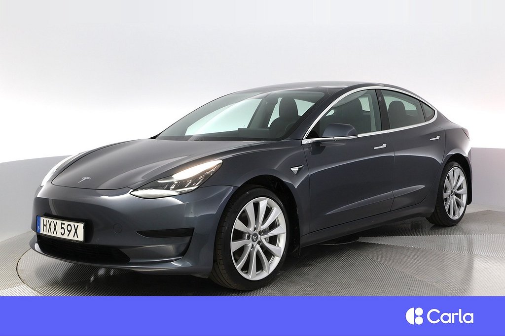 Tesla Model 3 Standard Range+ Autopilot 19" Pano Drag V-Hjul