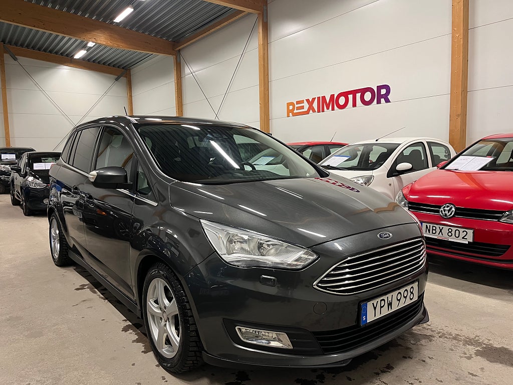 Ford Grand C-Max 1.5  SelectShift Titanium Ny Besiktad 