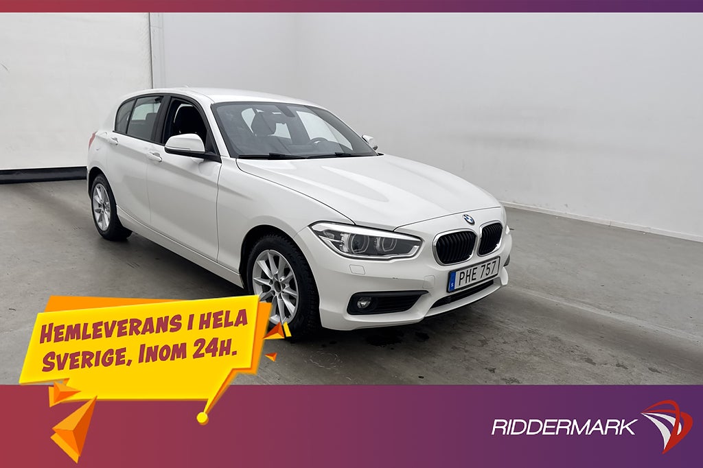 BMW 118 D xDrive 150hk Advantage P Sensorer 0,43L/mil