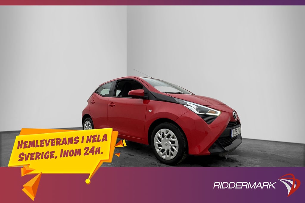 Toyota Aygo 1.0 VVT-i 72hk X-PLAY Kamera Farthållare