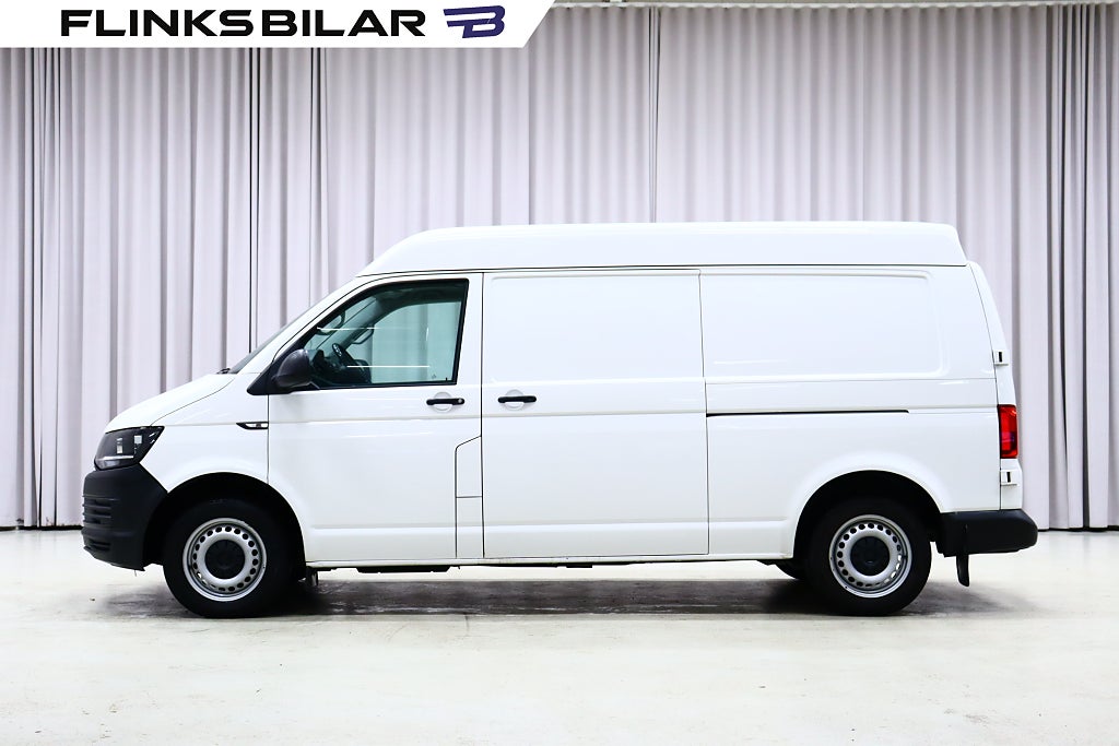 Volkswagen Transporter 150HK L2 Högtak|Dubbeldörr|Backkamera|Moms