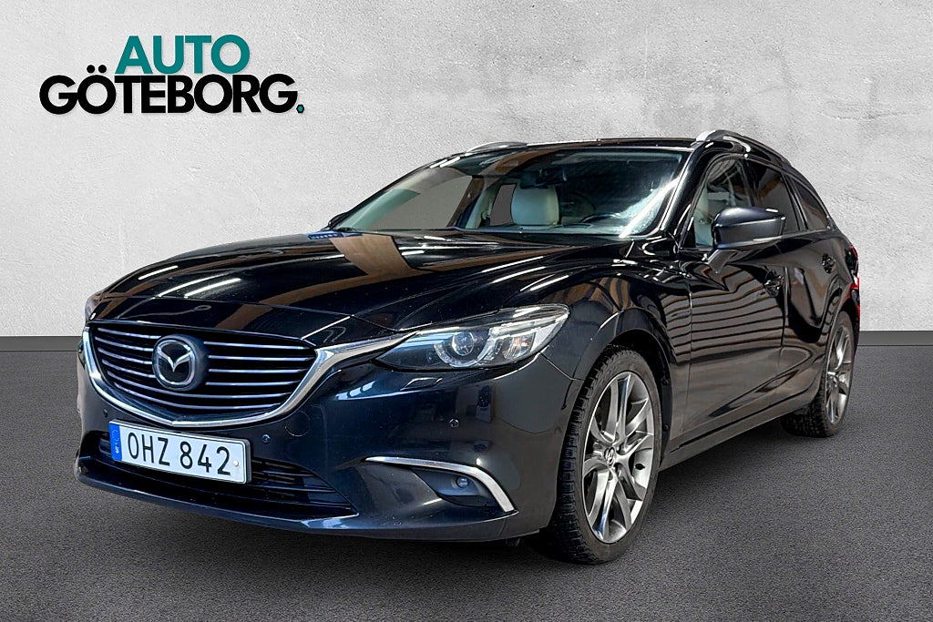Mazda 6 Wagon 2.2 SKYACTIV-D AWD 2-Ägare Navi B-Kamera Servad