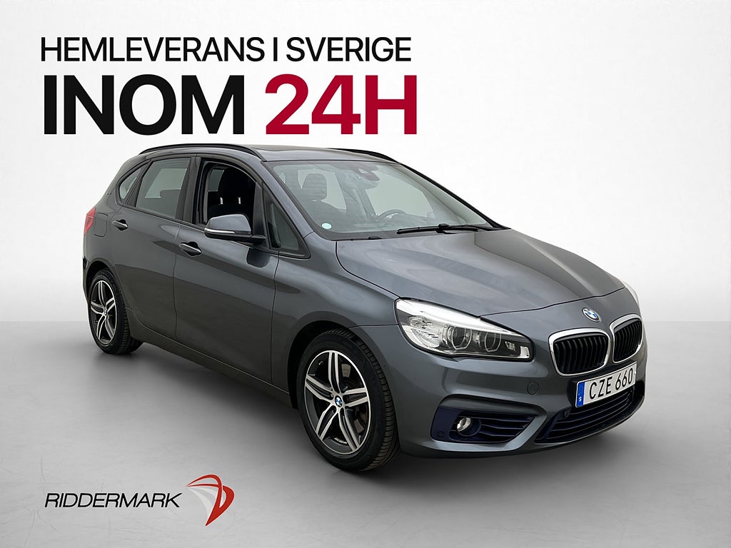 BMW 225xe 224hk AWD Sport line HUD Kamera Pano Navi