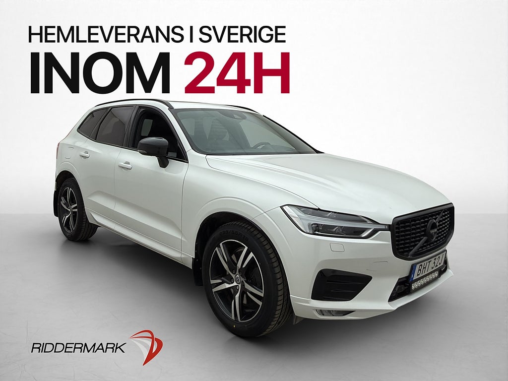 Volvo XC60 T5 250hk AWD R-Design Pano HUD H/K 360º Värm Drag