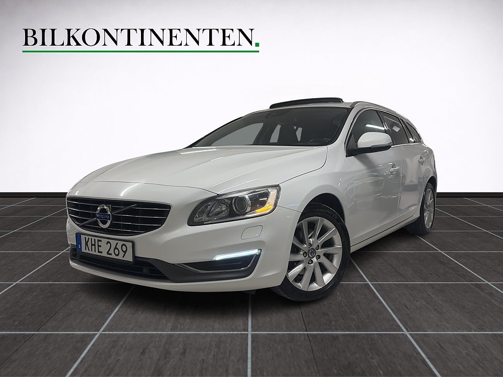 Volvo V60 D4 Summum Business Värmare Taklucka Skinn Keyless Drag