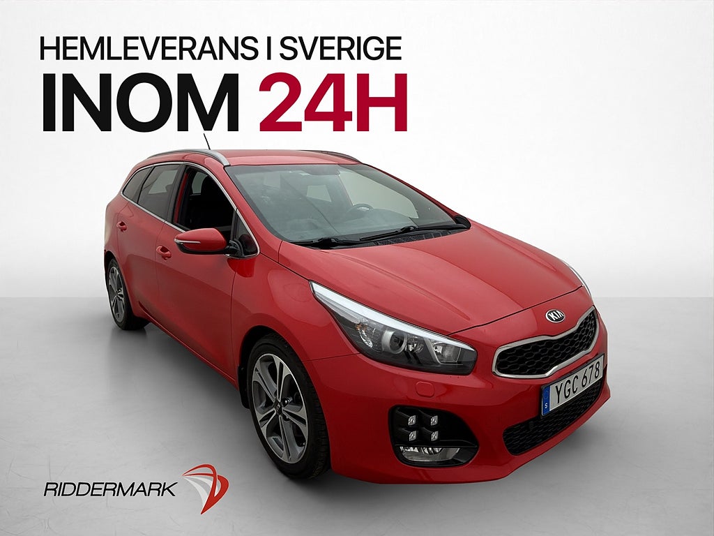 Kia Ceed CRDi 136hk GT-Line M/K-Värm 1-Brukare Navi Kamera