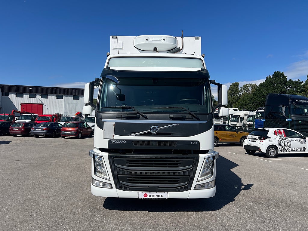 Volvo FM 410 6x2 Skåpbil, Öppningsbarsida, Bussbygg, Värmare