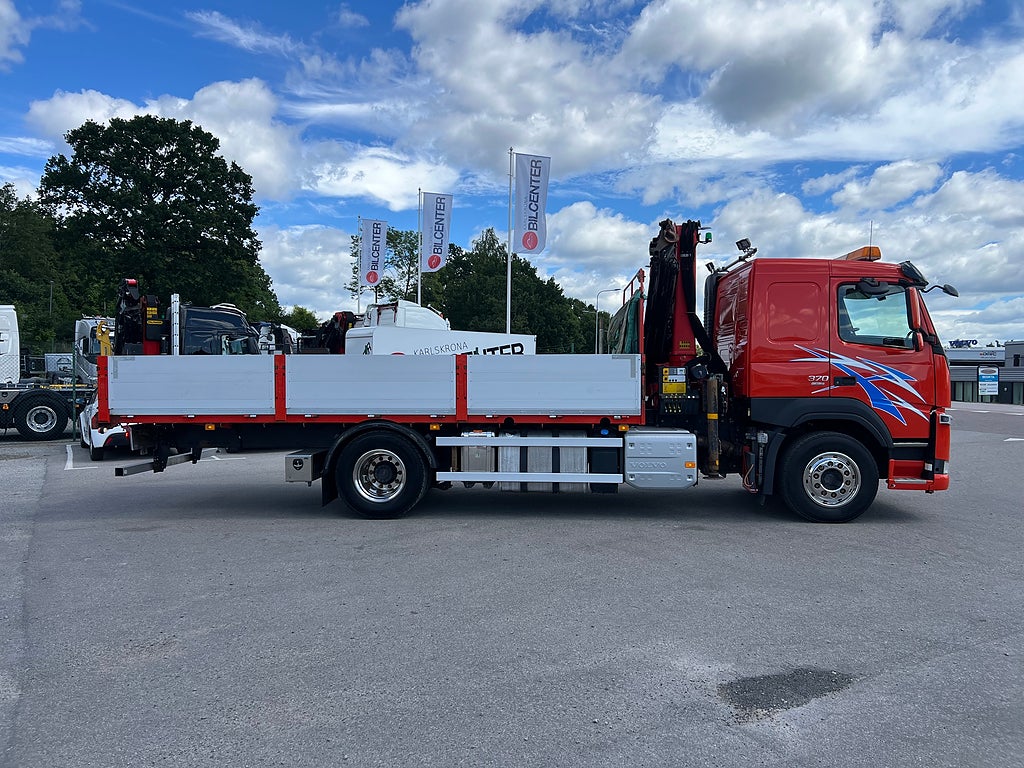 Volvo FM 370 4x2 Kranbil, Palfinger Kran, Euro 6