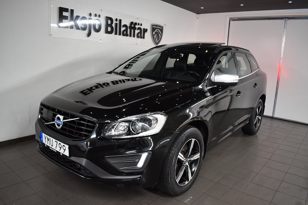 Volvo XC60 D4 AWD 190hk R-Design AUT /Panorama/Kamera/Drag/