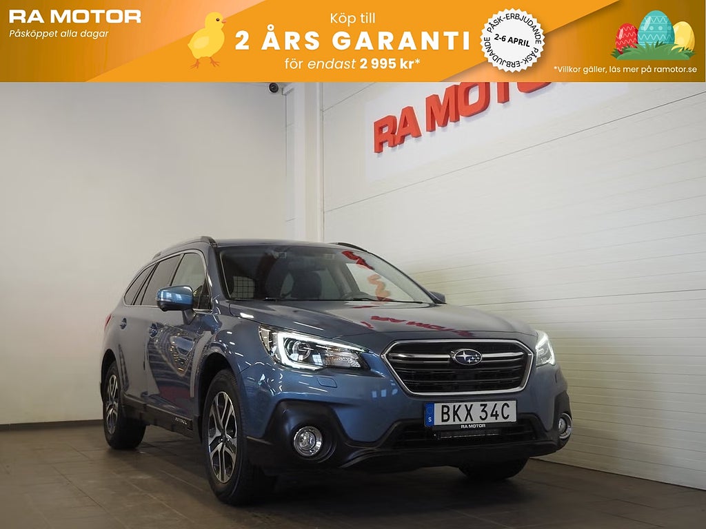 Subaru Outback 2.5 175hk 4WD Lineartronic Ridge |Värmare|Kamera| 2019